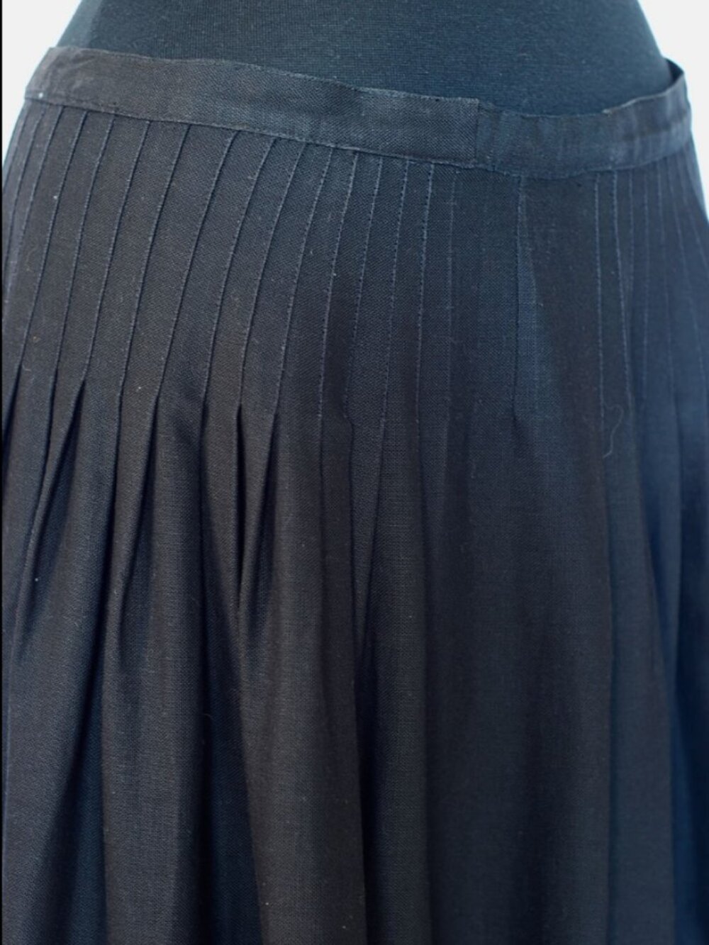 Saint Laurent Rive Gauche Cotton Skirt With Metallic Embroidery - France - Picture 5 of 8